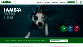 What Iams.com website looked like in 2019 (4 years ago)