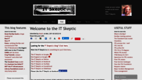 What Itskeptic.org website looked like in 2019 (4 years ago)