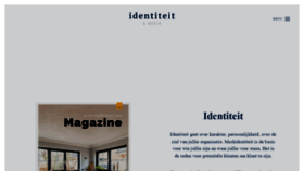 What Identiteit.biz website looked like in 2019 (4 years ago)