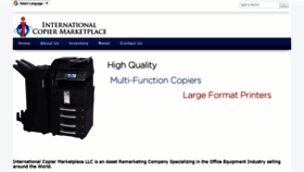 What Icmcopiers.com website looked like in 2019 (4 years ago)