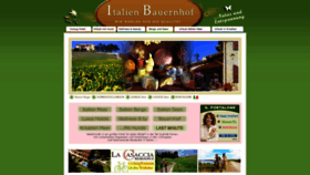 What Italienbauernhof.de website looked like in 2019 (4 years ago)