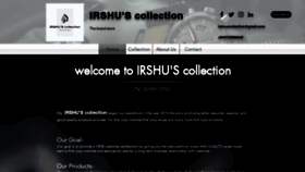 What Irshuscollection.com website looked like in 2019 (4 years ago)