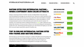 What Interracialdatingsitesreview.com website looked like in 2019 (4 years ago)