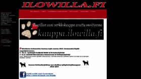 What Ilowilla.fi website looked like in 2019 (4 years ago)