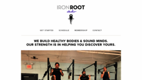 What Ironrootstudio.com website looked like in 2019 (4 years ago)