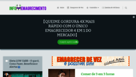 What Infoemagrecimento.com website looked like in 2019 (4 years ago)