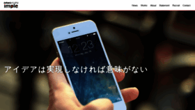 What Imple.co.jp website looked like in 2019 (4 years ago)