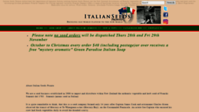 What Italianseedspronto.co.nz website looked like in 2019 (4 years ago)