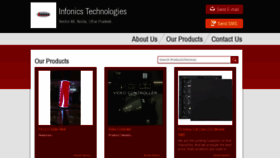 What Infonicstechnologies.com website looked like in 2019 (4 years ago)