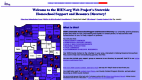 What Ihen.org website looked like in 2019 (4 years ago)