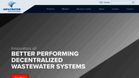 What Infiltratorwater.com website looked like in 2019 (4 years ago)