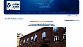 What Institut-destree.eu website looked like in 2019 (4 years ago)