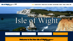 What Isleofwight.com website looked like in 2019 (4 years ago)