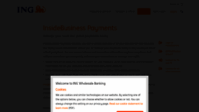 What Inginsidebusinesspayments.com website looked like in 2019 (4 years ago)