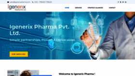 What Igenerixpharma.com website looked like in 2019 (4 years ago)