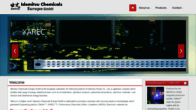 What Idemitsu-chemicals.de website looked like in 2019 (4 years ago)