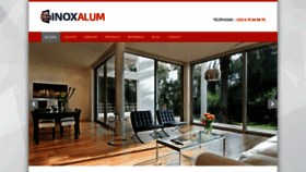 What Inoxalum.com website looked like in 2019 (4 years ago)