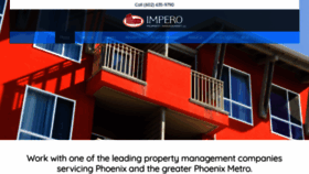 What Impero-property.com website looked like in 2019 (5 years ago)
