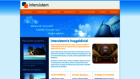 What Intersistem.com.tr website looked like in 2019 (4 years ago)