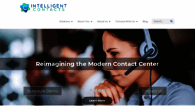 What Intelligentcontacts.com website looked like in 2019 (4 years ago)