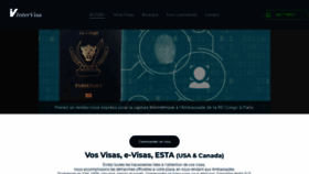 What Intervisa.fr website looked like in 2019 (4 years ago)