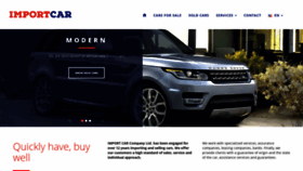What Import-car.cz website looked like in 2019 (4 years ago)