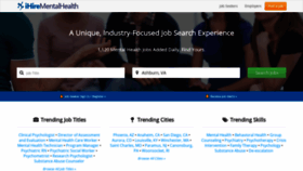 What Ihirementalhealth.com website looked like in 2019 (4 years ago)