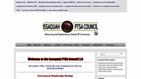 What Issaquahptsa.org website looked like in 2019 (4 years ago)