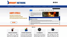 What Infosoftnetwork.com website looked like in 2019 (4 years ago)