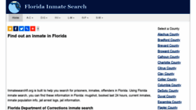 What Inmatesearchfl.org website looked like in 2019 (6 years ago)