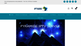 What Iptv6000.com website looked like in 2019 (4 years ago)