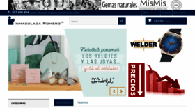 What Inmaculadaromero.com website looked like in 2019 (4 years ago)