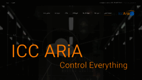 What Icc-aria.ir website looked like in 2019 (4 years ago)