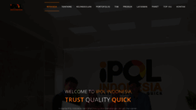What Ipol.id website looked like in 2019 (4 years ago)