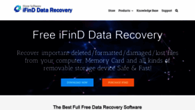 What Ifind-recovery.com website looked like in 2019 (4 years ago)