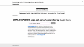 What Idespejd.dk website looked like in 2019 (4 years ago)