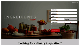 What Ingredientsbysaputo.ca website looked like in 2019 (4 years ago)