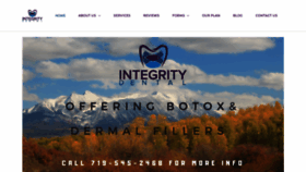 What Integrity-dental-inc.com website looked like in 2019 (4 years ago)