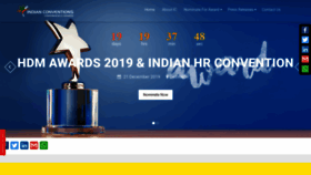 What Indianconventions.com website looked like in 2019 (4 years ago)