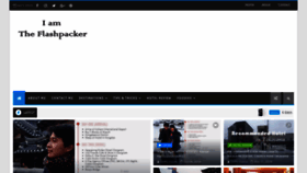 What Iamtheflashpacker.com website looked like in 2019 (4 years ago)