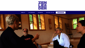 What Institutezenleadership.org website looked like in 2019 (4 years ago)