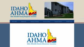 What Idahoahma.org website looked like in 2019 (4 years ago)