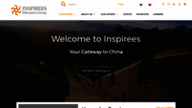 What Inspirees.com website looked like in 2019 (4 years ago)