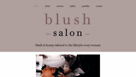 What Iheartblushsalon.com website looked like in 2019 (4 years ago)