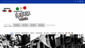 What Italfestmtl.ca website looked like in 2019 (4 years ago)