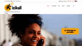 What Izikall.com website looked like in 2019 (4 years ago)