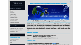 What Iwegconf.org website looked like in 2019 (4 years ago)