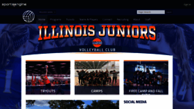 What Illinoisjuniors.com website looked like in 2019 (4 years ago)