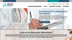 What Inflamacionalimentaria.com website looked like in 2019 (4 years ago)