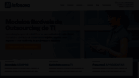 What Infonova.com.br website looked like in 2019 (6 years ago)